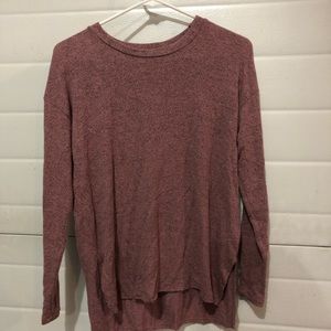 Pink sweater shirt